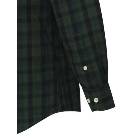 CAMICIA UOMO A MANICHE LUNGHE BERETTA BRYGGEN - VERT/NOIR