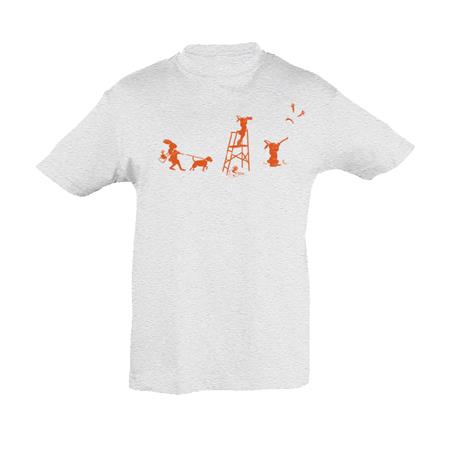 Camisa De Criança Com Mangas Curtas Bartavel Theme Chasse T1168