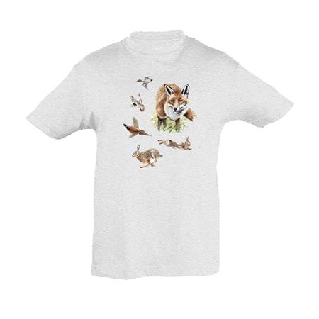 Camisa De Criança De Mangas Curtas Bartavel Theme Chasse T1101
