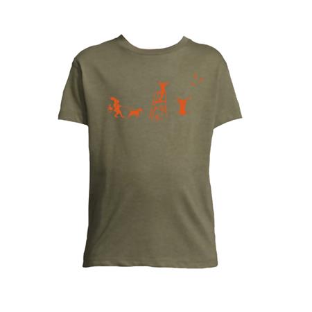 Camisa De Manga Curta Para Criança Bartavel Theme Chasse T1168
