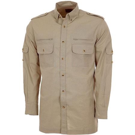Camisa De Manga Larga Para Hombre Bartavel Authentic - Beige