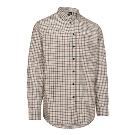 CAMISA DE MANGA LARGA PARA HOMBRE DEERHUNTER GAVIN - ORANGE CHECK