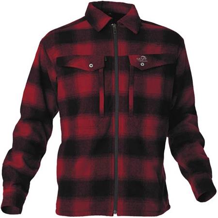 Camisa De Manga Larga Para Hombre Geoff Anderson Ezmar 2+ - Negro/Rojo