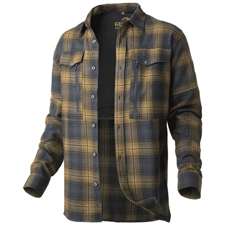 Camisa De Manga Larga Para Hombre Geoff Anderson Ezmar All Year - Sun/Gris