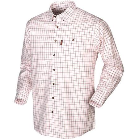 Camisa De Manga Larga Para Hombre Harkila Stenstorp - Carreaux Rouge