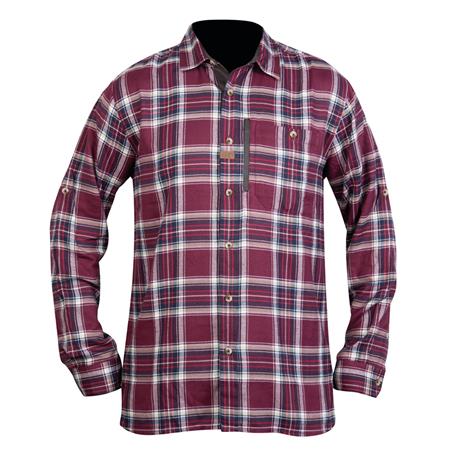 Camisa De Manga Larga Para Hombre Hart Gifu - Rouge