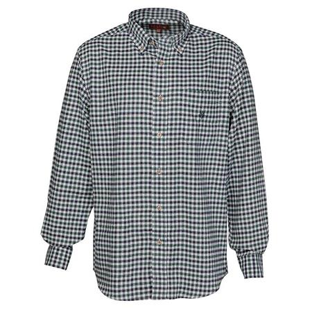 Camisa De Manga Larga Para Hombre Percussion Honfleur - Vert/Bleu