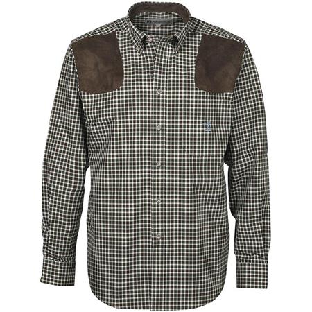 Camisa De Manga Larga Para Hombre Percussion Sologne - Marron/Vert
