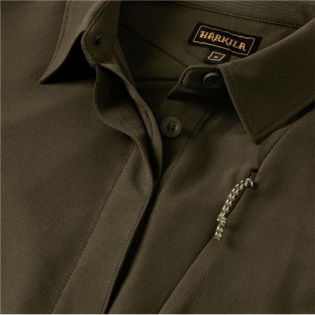 CAMISA DE MANGA LARGA PARA MUJER HARKILA HERLET TECH - KAKI