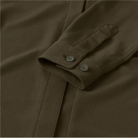 CAMISA DE MANGA LARGA PARA MUJER HARKILA HERLET TECH - KAKI