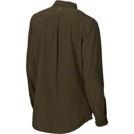 CAMISA DE MANGA LARGA PARA MUJER HARKILA HERLET TECH - KAKI