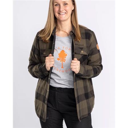 CAMISA DE MANGAS COMPRIDAS FEMININA PINEWOOD CANADA CLASSIC 2.0 W