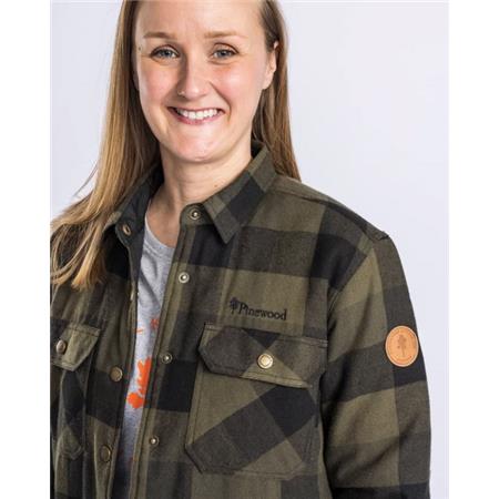 CAMISA DE MANGAS COMPRIDAS FEMININA PINEWOOD CANADA CLASSIC 2.0 W