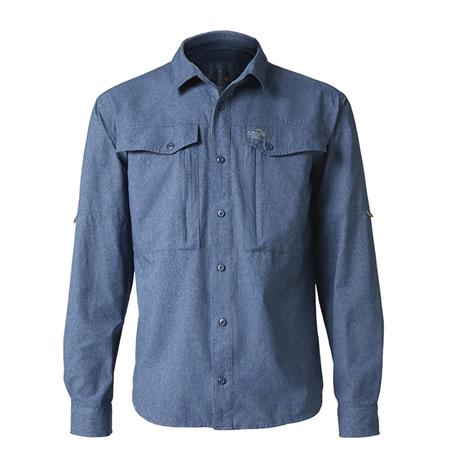 Camisa De Mangas Compridas Homem - Azul Geoff Anderson Zulo Ii L/S - Bleu