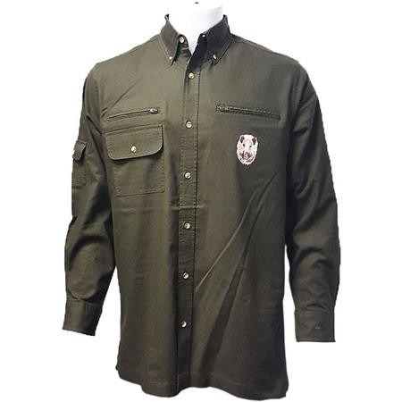 Camisa De Mangas Compridas Homem Bartavel Hunter Sanglier - Kaki