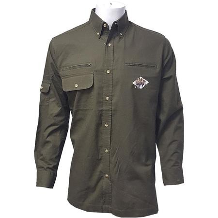 Camisa De Mangas Compridas Homem Bartavel Hunter Sangliers - Kaki