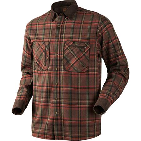 Camisa De Mangas Compridas Homem Harkila Pajala - Rouge