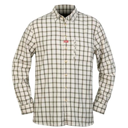 Camisa De Mangas Compridas Homem Hart Moura Blanc/Vert