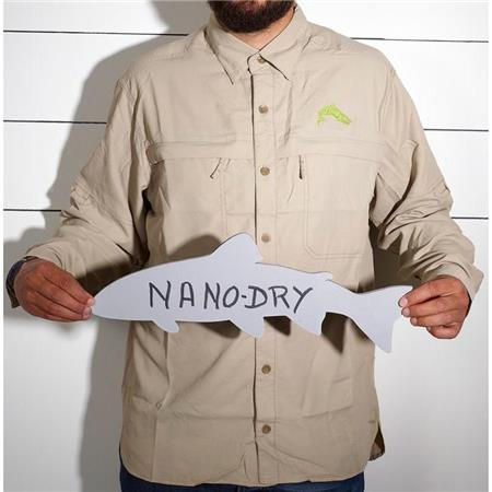 CAMISA DE MANGAS COMPRIDAS HOMEM JMC NANO-DRY - SABLE