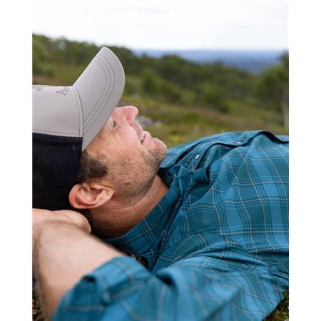 CAMISA DE MANGAS COMPRIDAS HOMEM PINEWOOD ABISKO TREKKING L/S - TEAL BLUE
