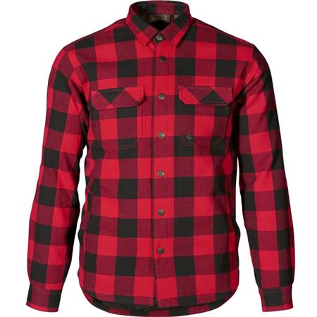 Camisa De Mangas Compridas Homem Seeland Canada Vermelho