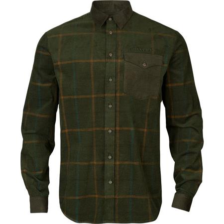 Camisa De Mangas Compridas Masculina Harkila Kaldfjord Carreaux