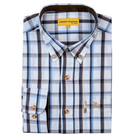 Camisa De Mangas Compridas Masculina Ligne Verney-Carron Vouzon