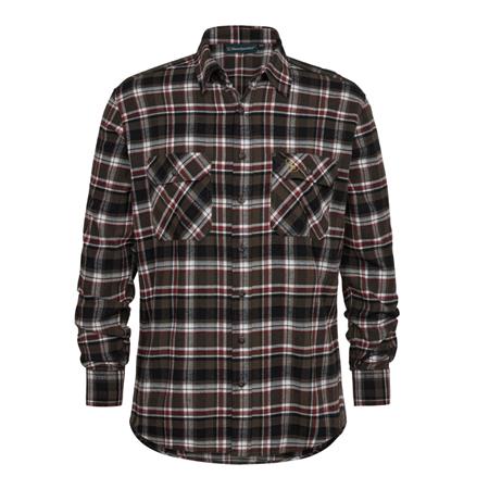 CAMISA DE MANGAS COMPRIDAS PARA HOMEM - MARROM DEERHUNTER NATHAN