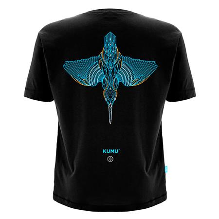 Camisa De Mangas Cortas Para Niño - Negro Kumu Kids Take Flight Tee - Noir