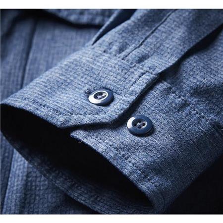 CAMISA DE MANGAS CURTAS HOMEM - AZUL GEOFF ANDERSON ZULO II S/S - BLEU