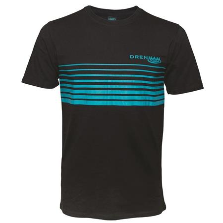 Camisa De Mangas Curtas Homem Drennan - Noir/Bleu