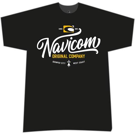 CAMISA DE MANGAS CURTAS HOMEM NAVICOM 2020 WAVE CASTANHA