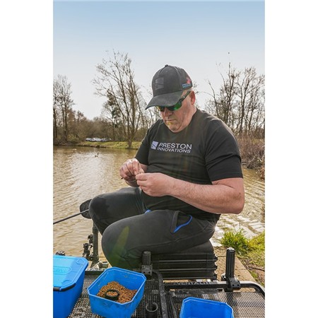 CAMISA DE MANGAS CURTAS HOMEM PRESTON INNOVATIONS LIGHTWEIGHT BLACK RAGLAN - NOIR