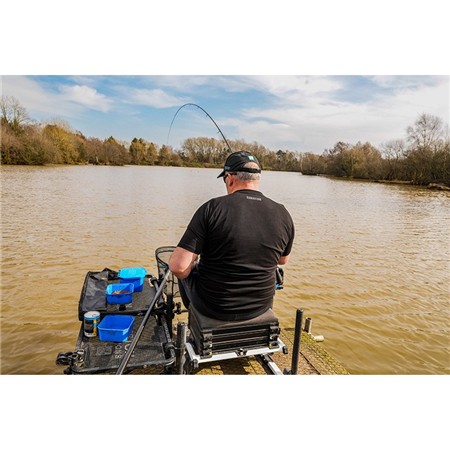 CAMISA DE MANGAS CURTAS HOMEM PRESTON INNOVATIONS LIGHTWEIGHT BLACK RAGLAN - NOIR