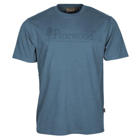 Camisa De Mangas Curtas Para Homem - Azul Pinewood Outdoor Life