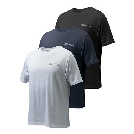 Camisa De Mangas Curtas Para Homem Beretta Corporate - Pack De 3