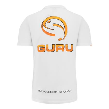CAMISA DE MANGAS CURTAS PARA HOMEM GURU SEMI LOGO TEE - BLANC