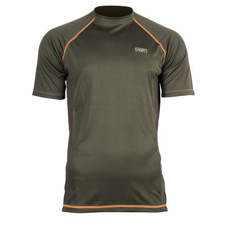 Camisa De Mangas Curtas Para Homem Hart Ibai-Ts - Olive Foncé