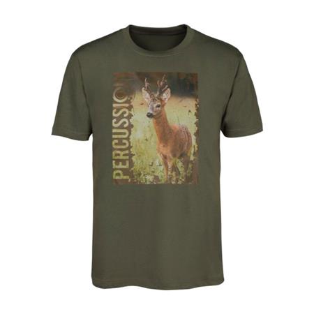 Camisa De Mangas Curtas Para Homem Percussion Serigraphie
