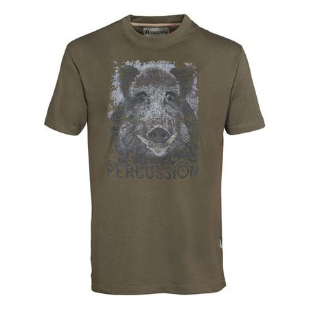 Camisa De Mangas Curtas Para Homem Percussion Serigraphie