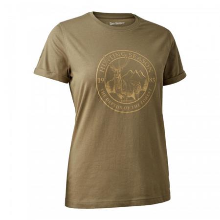 Camisa De Mangas Curtas Para Mulher Deerhunter Lady Ella
