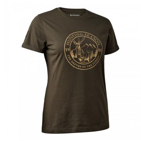 Camisa De Mangas Curtas Para Mulher Deerhunter Lady Ella