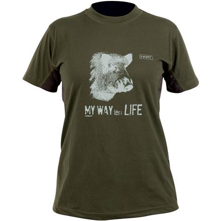 Camisa De Mangas Curtas Para Mulher Hart Branded