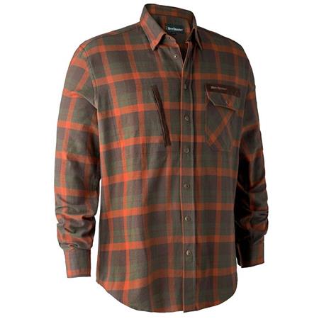 Camisa De Mangas Largas Deerhunter Ethan - Orange