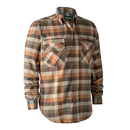 Camisa De Mangas Largas Deerhunter James - Marron