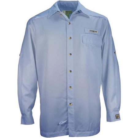 Camisa De Mangas Largas Hombre Azul Hook And Tackle Protection Insect Shield Azul