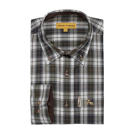 Camisa De Mangas Largas Hombre Ligne Verney-Carron Brinon - Bleu/Vert