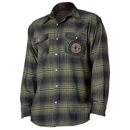 Camisa De Mangas Largas Hombrecol Verde - Verde Bartavel Confort Col Vert - Vert