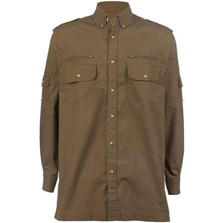 Camisa De Mangas Largas Para Hombre Bartavel Authentic - Kaki