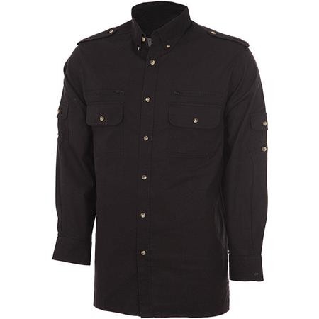 Camisa De Mangas Largas Para Hombre Bartavel Authentic - Negro